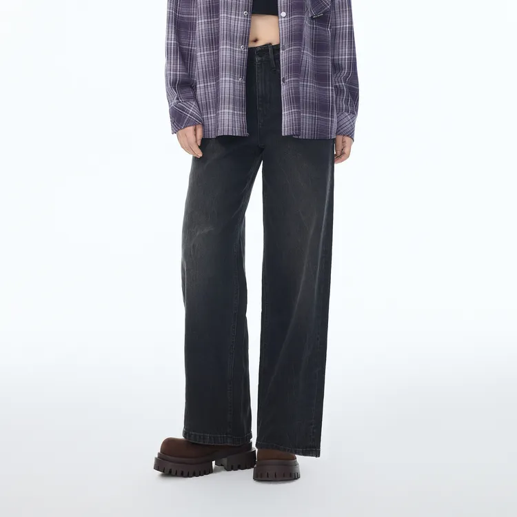 ABLE JEANS Women's Dark Meteorite Gray-2