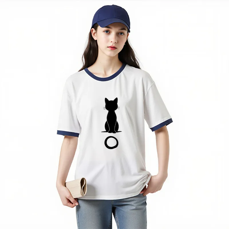 FAIRWHALE Drop Shoulder Sleeve T Shirt Women's-7