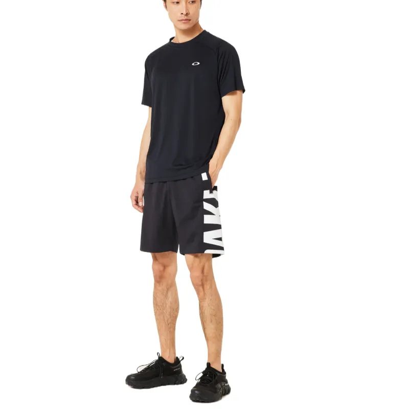 Oakley Casual Shorts Men's Black Heather Flower-6