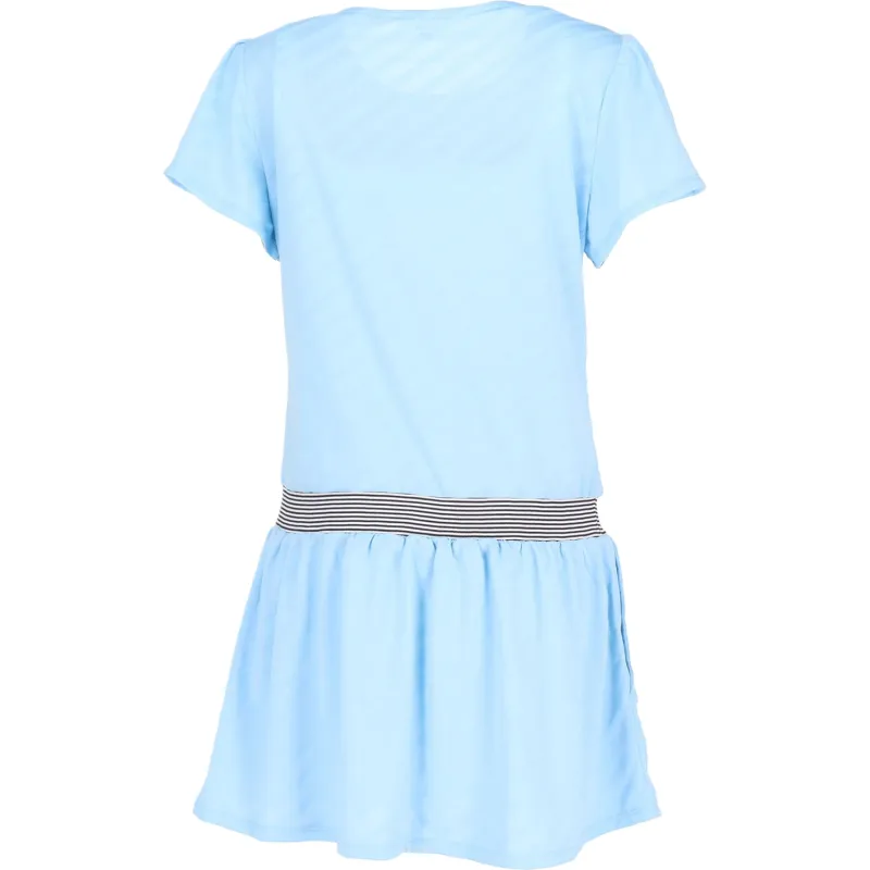 FILA TENNIS Short Sleeved Dress Women's Blue-1