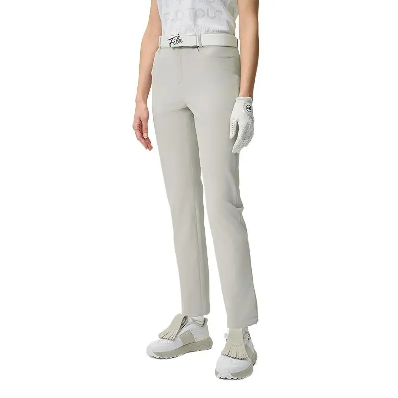 FILA Golf Series Casual Pants Women's Gray Oat-2