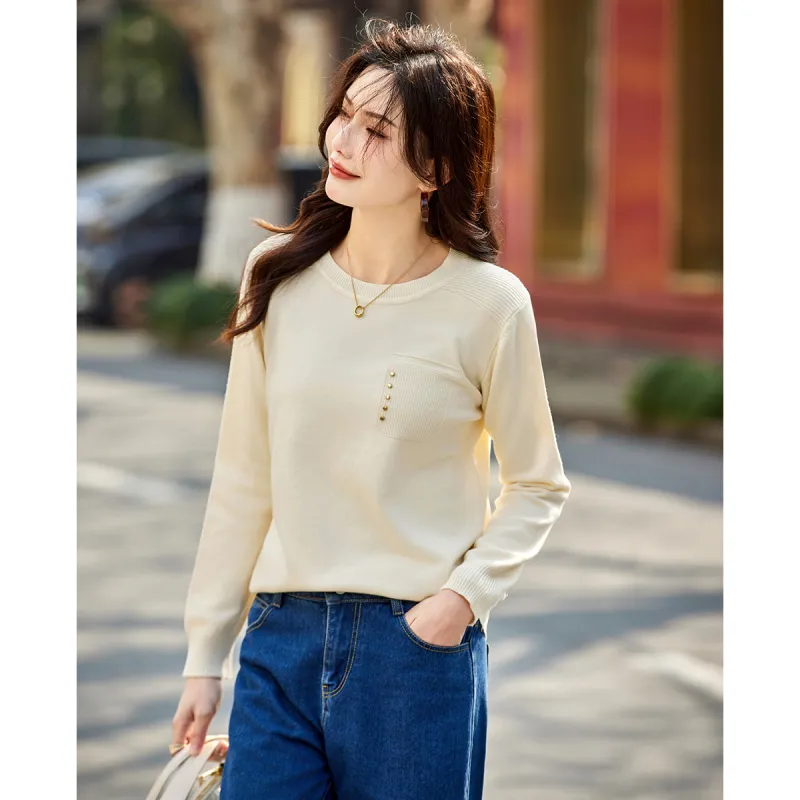 TERRE BLEUE Spring, Fall Knitwear Loose Fit Women's-6