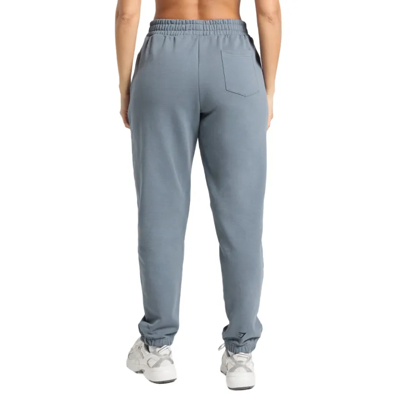 GYMSHARK Campus Classics Graphic Joggers Knitted Sweatpants Women's-1