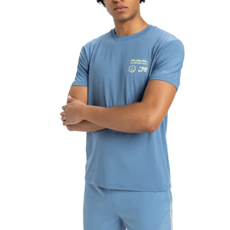 Quiksilver T Shirt Men's Crown Blue-2
