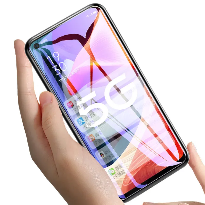QIZHENG Tempered Film Compatibility Oppok12x/11/10/9/7x/k5 High Definition Protection Cell Phone Film-6