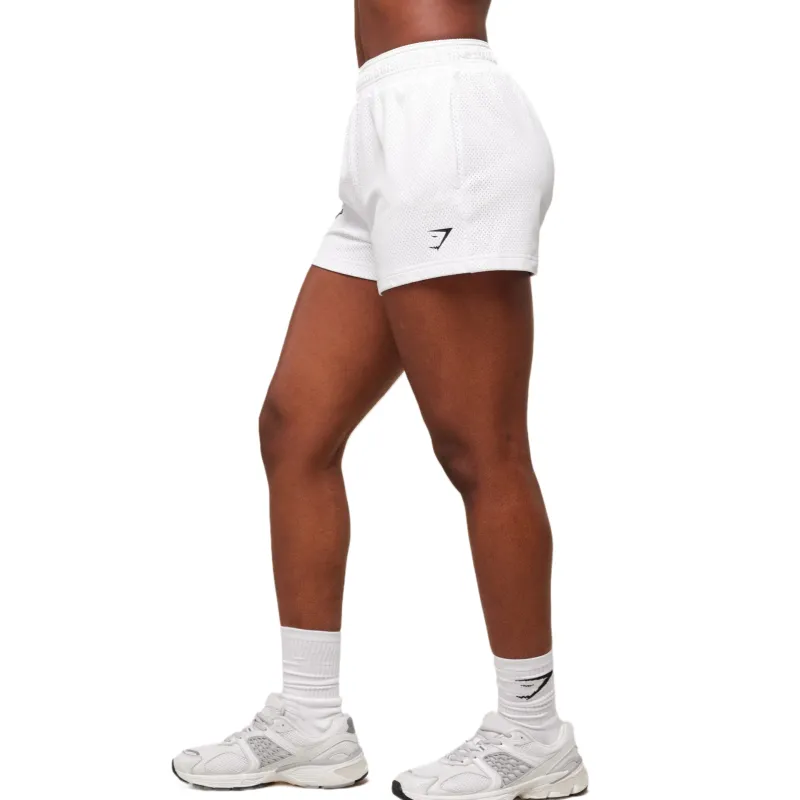 GYMSHARK Casual Shorts Women's White-2