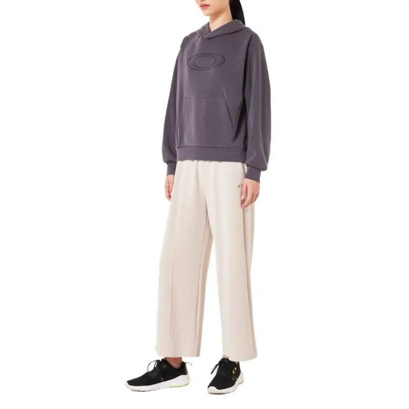 Oakley Radiant Peach Fleece Hoodie Sweatshirt Women's Purple-6