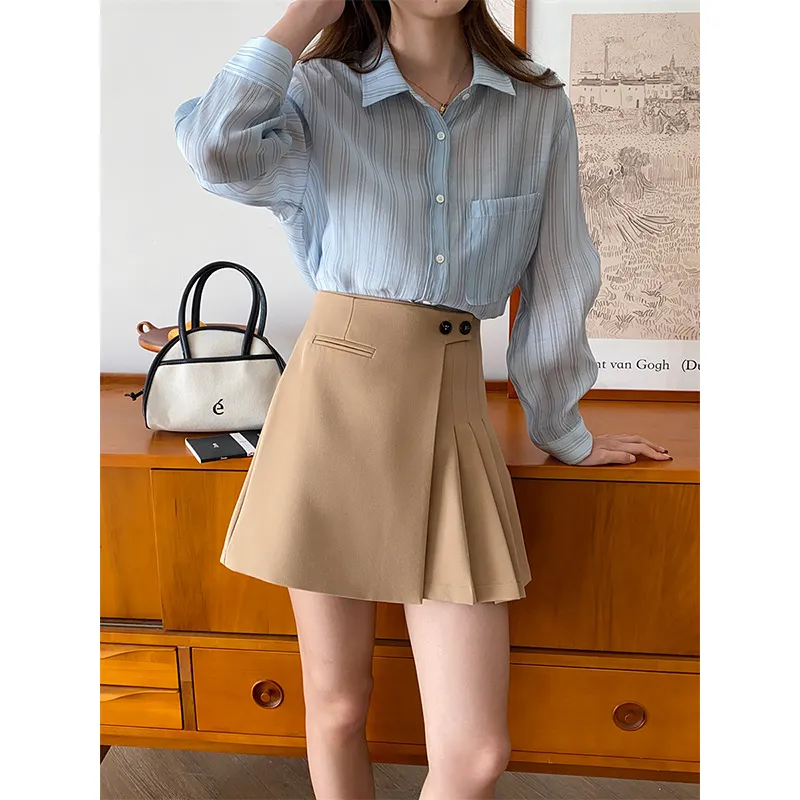 ONE SHALLOW Casual Short Skirts Women's-3