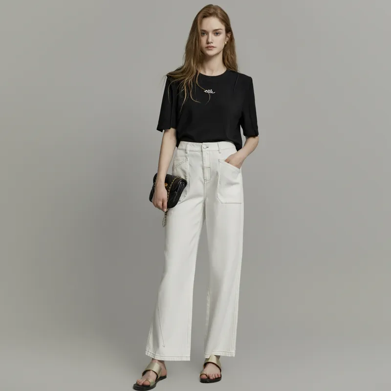 ELLE Crop Tops Women's-9