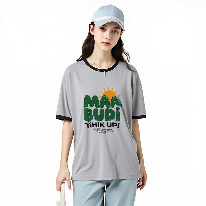 FAIRWHALE Drop Shoulder Sleeve T Shirt Women's-22