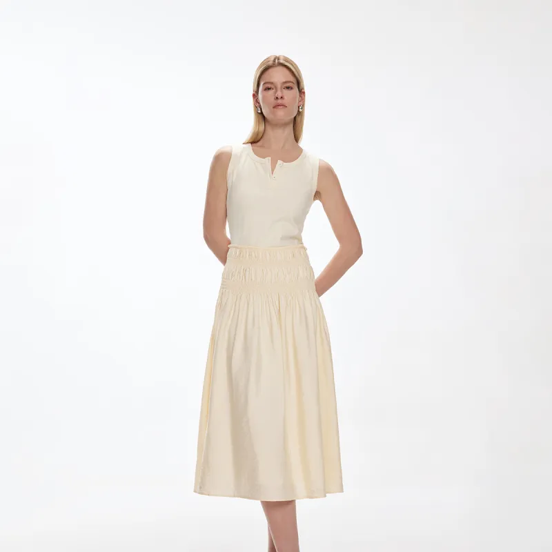 ONLY Sleeveless Dresses Women's A01 Antique White-5