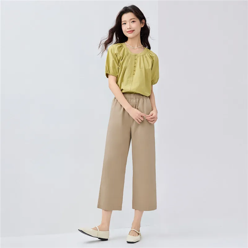 UNIQLO Casual Shorts Women's 58 Khaki-3