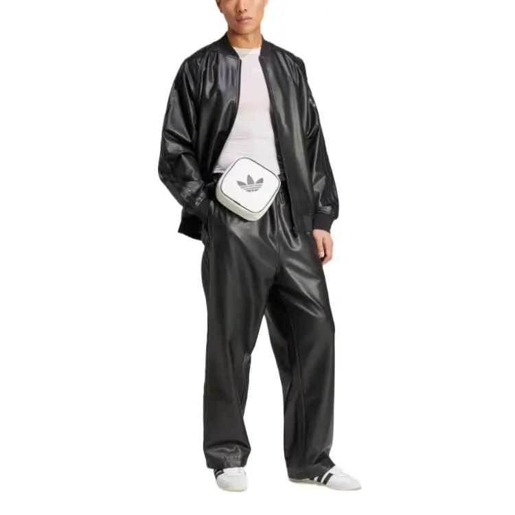 Adidas Originals Long Sleeved Zip Up Bomber Jacket-1