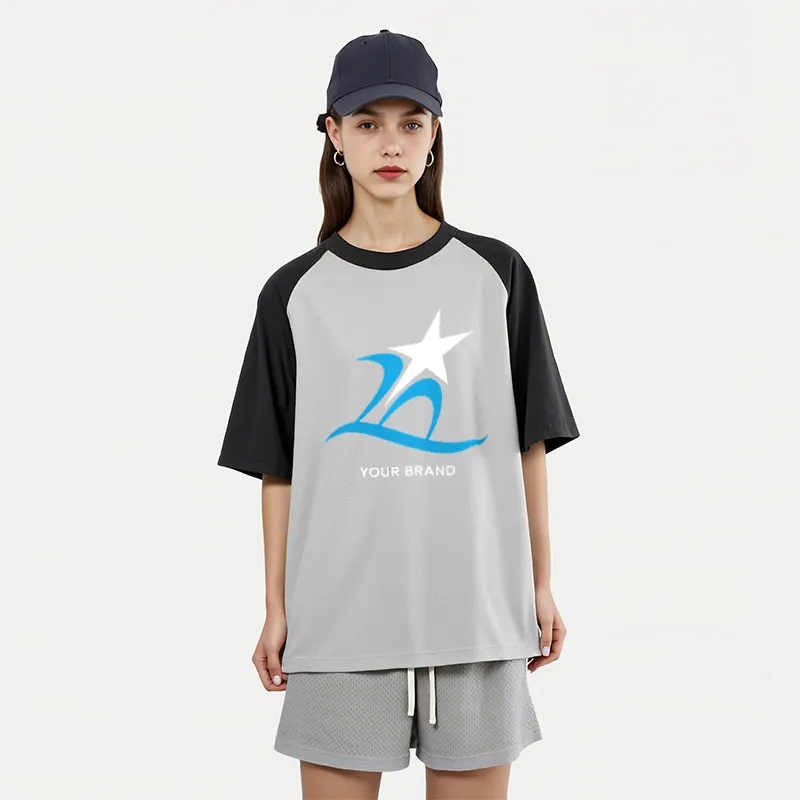 FAIRWHALE Drop Shoulder Sleeve T Shirt Women's-2