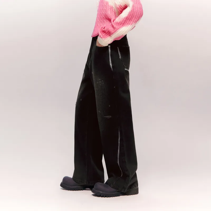 NO ONE ELSE Jeans Unisex Black-2