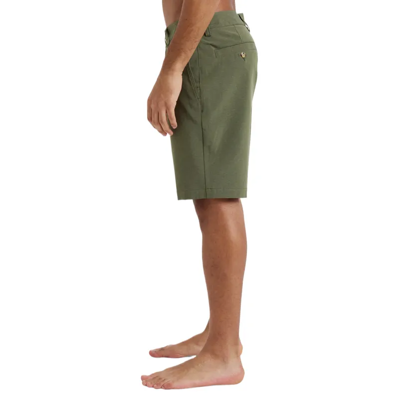 Quiksilver Union Heather Amph Beach Shorts Men's Green-5