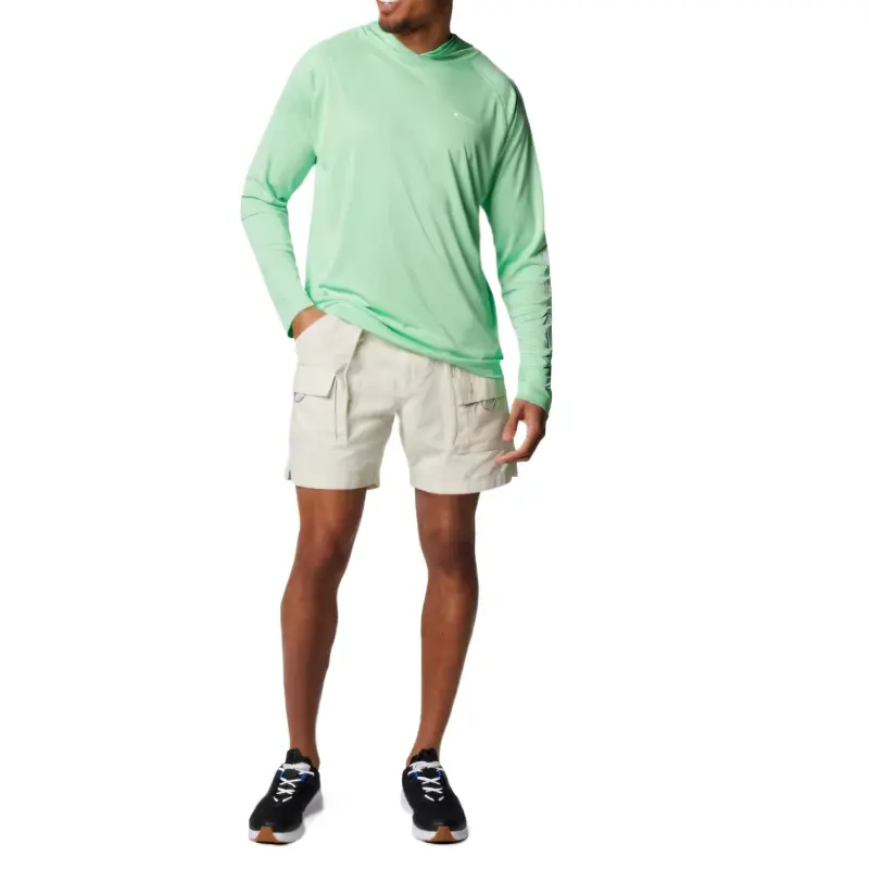 Columbia PFG Brewha 2 Casual Shorts Men's Beige-3