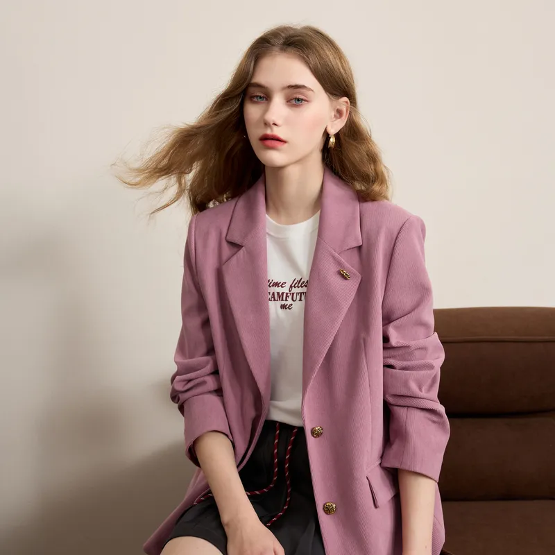 3COLOUR Business Suit Women's Cherry Blossom Pink-4