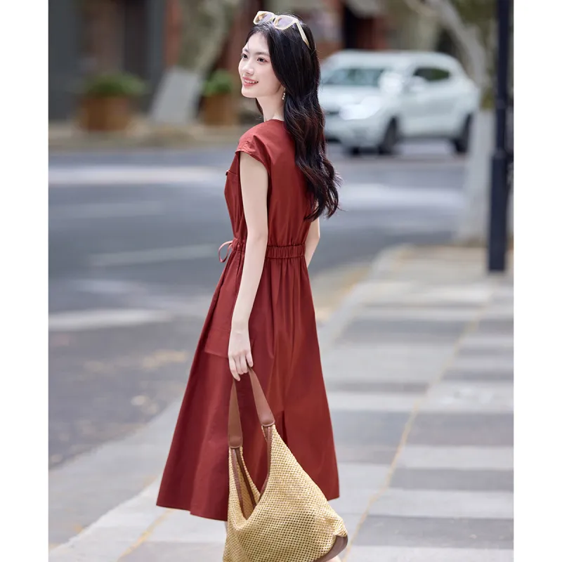 Still Quiet Short Sleeved Dress Women's-2