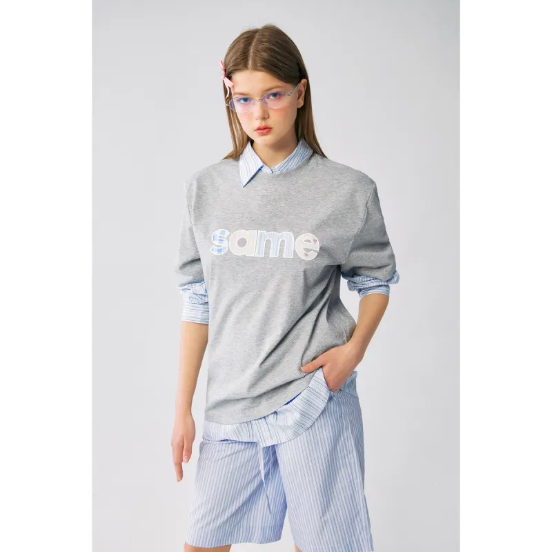 MYSAMESAME Summer T Shirt Loose Fit Unisex-6