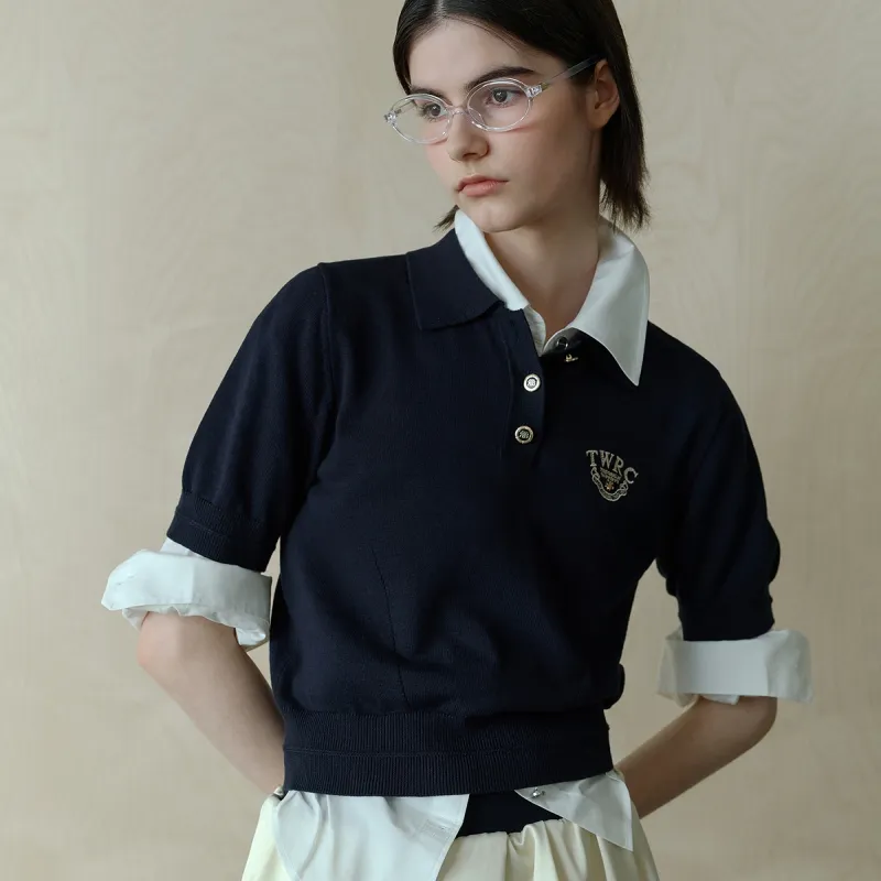 Teenie Weenie Sweater Women's Navy Blue-4
