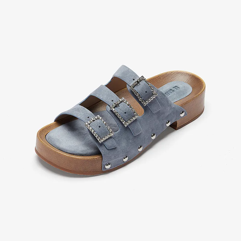 Le Saunda Abrasion Resistant Slide Slippers Women's-14