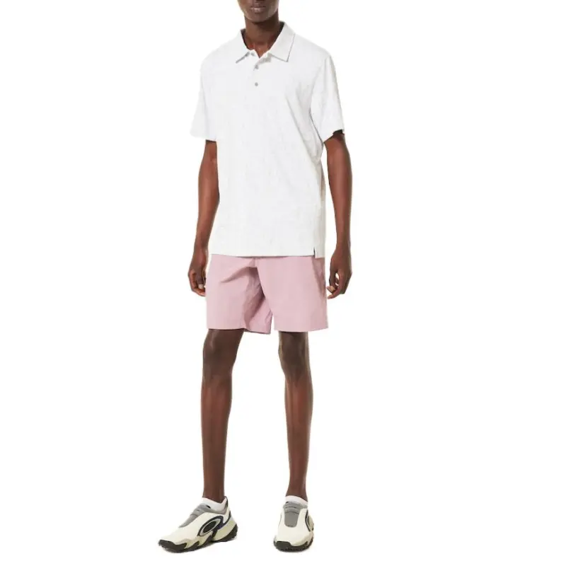 Oakley Resist Jacquard Polo Shirt Men's White-4