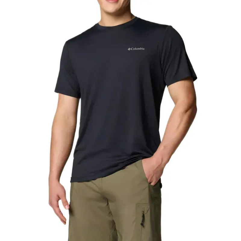 Columbia Tech Trail Utility Omni-Shade Omni-Wick T-Shirt Men's Black-2