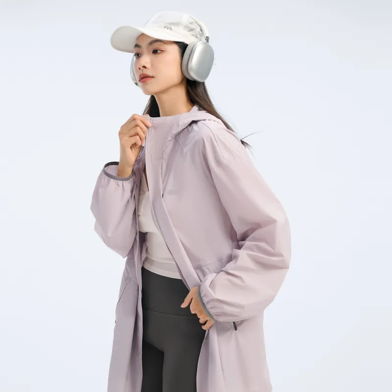 LONSDALE Leather Jacket Women's Dusty Purple-4