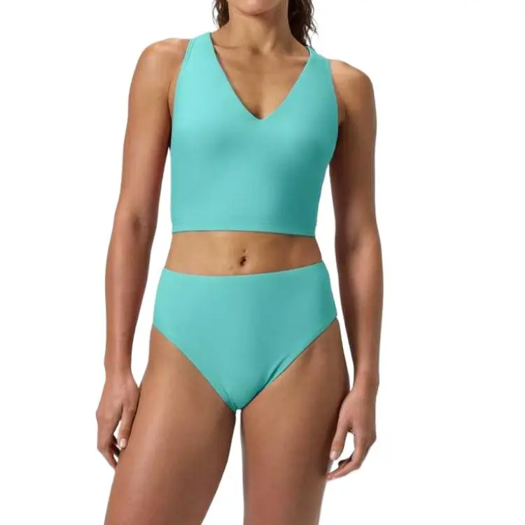 Speedo Swimming Shorts Women's Blue Green-4