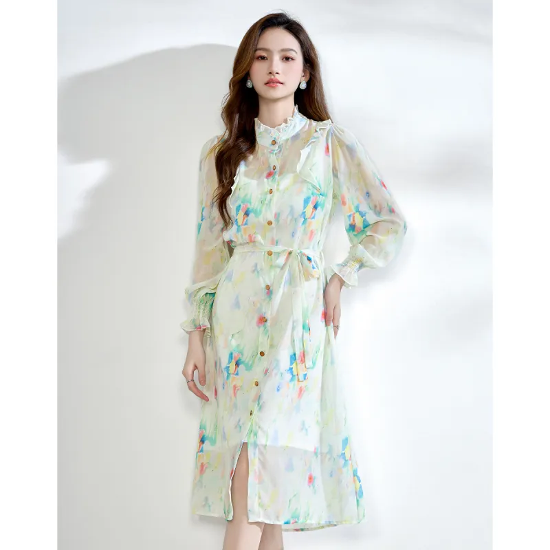Love Elaine Long Sleeved Dress Women's Image Color-6