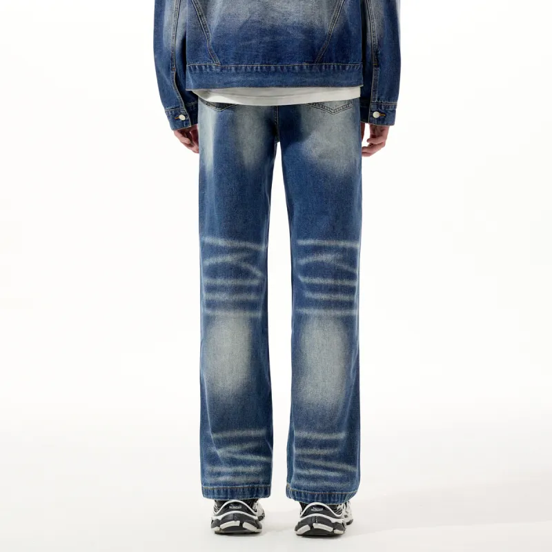 FORHUG Jeans Unisex Washed Blue-4