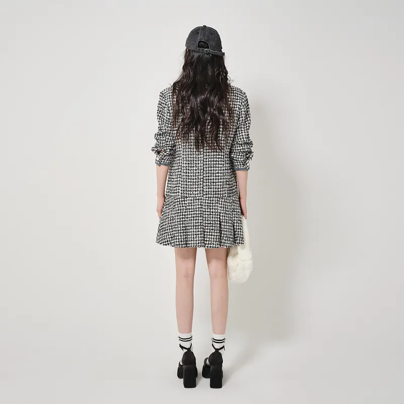 D'zzit Long Sleeved Dresses Women's Black-2