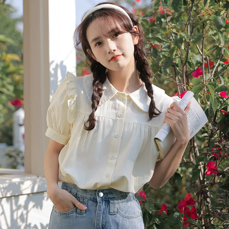 XIANSINIAO Shirts Women's-4