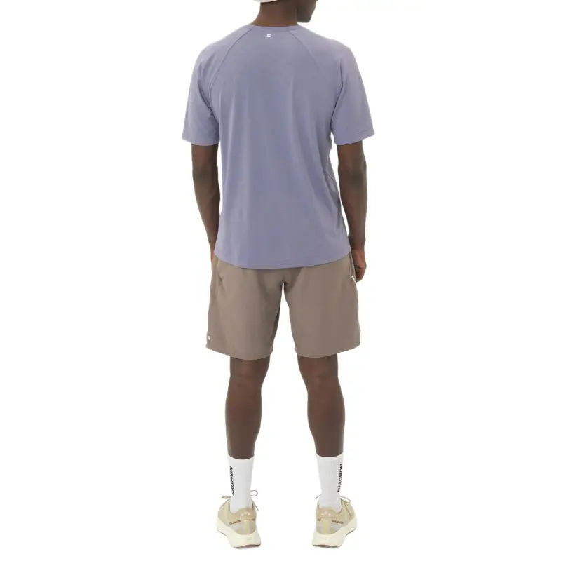 SALOMON T Shirt Men's Blue Granite-2