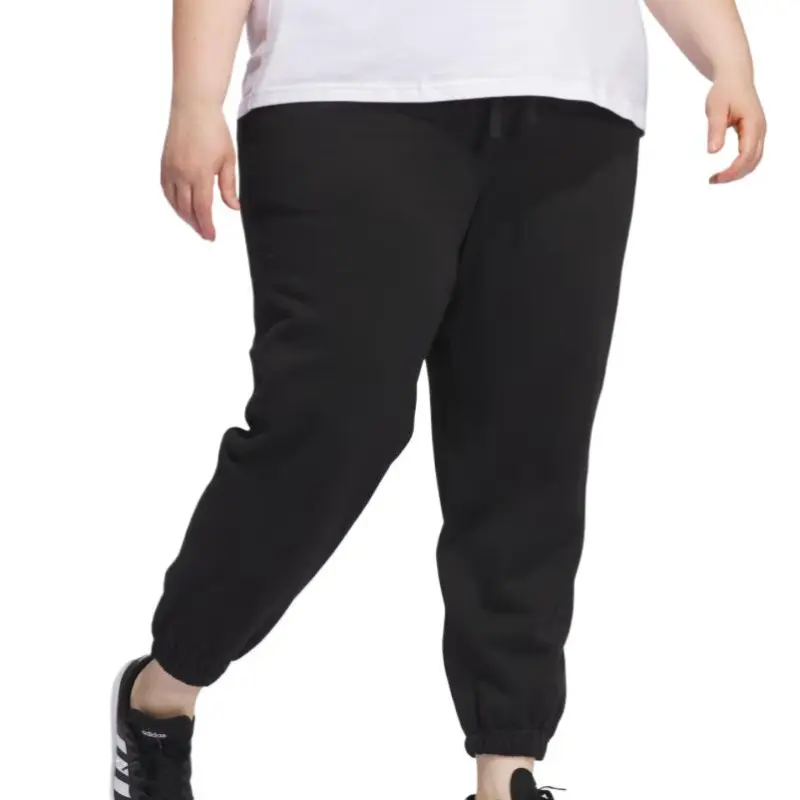 Adidas Free Shipping With AdiClub All Szn Fleece Loose Pants Plus Size-2