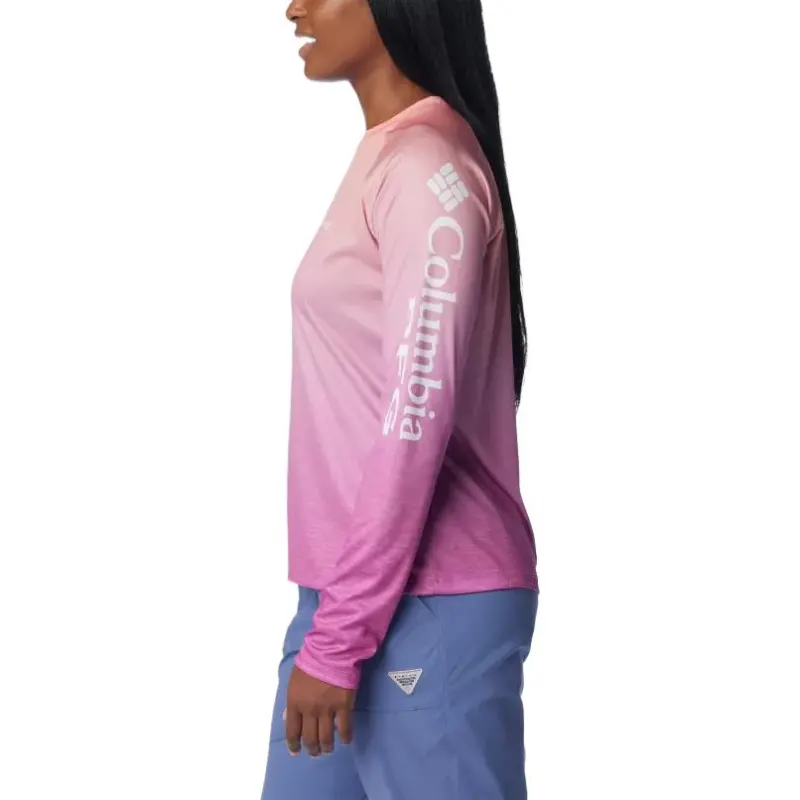 Columbia PFG Super Tidal Tee Shirt Women's Light Purple-2