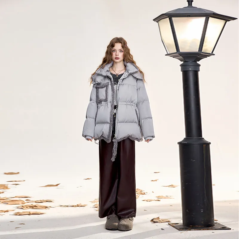 ELF SACK Down Jackets Women's Mist Gray-2