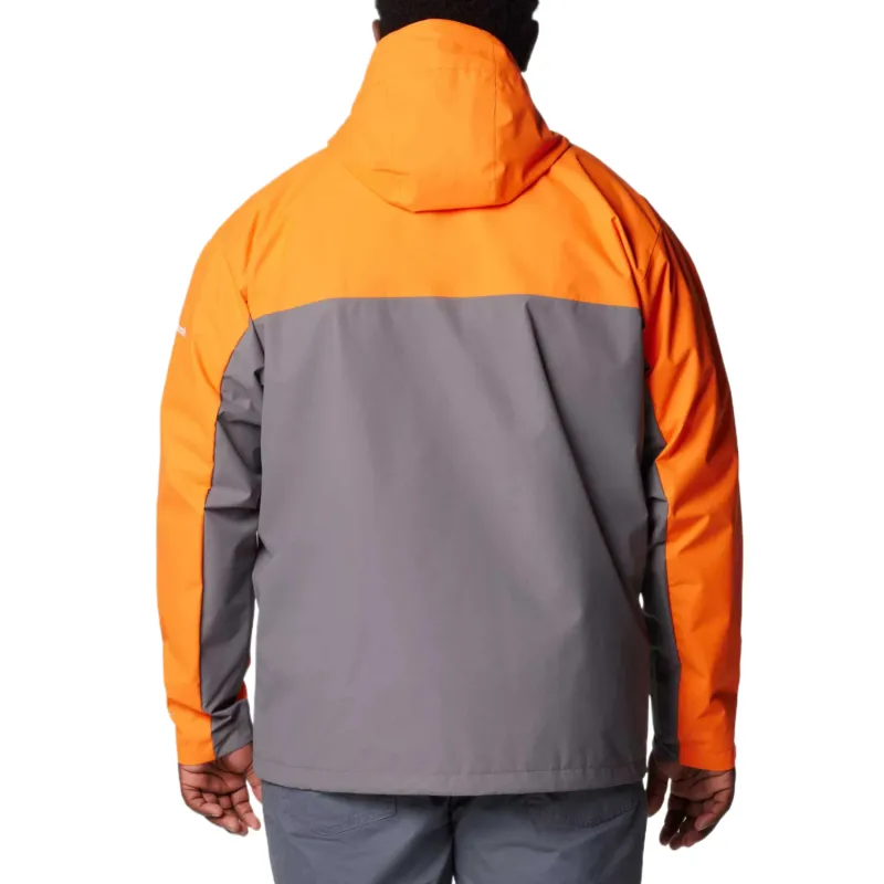 Columbia Jacket Men's Orange/Gray-1