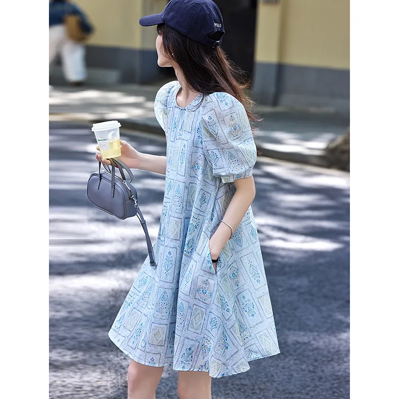 A Paradise For Awakening Short Sleeved Dress Women's-3