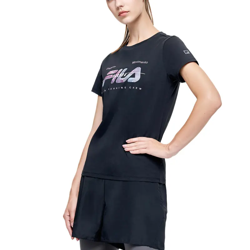 FILA Running T-Shirt Women's Pitch Black-2