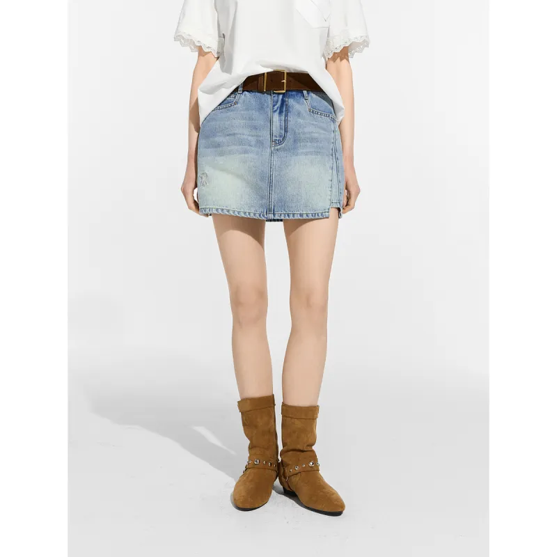 Bethine Denim Short Skirts Women's-4