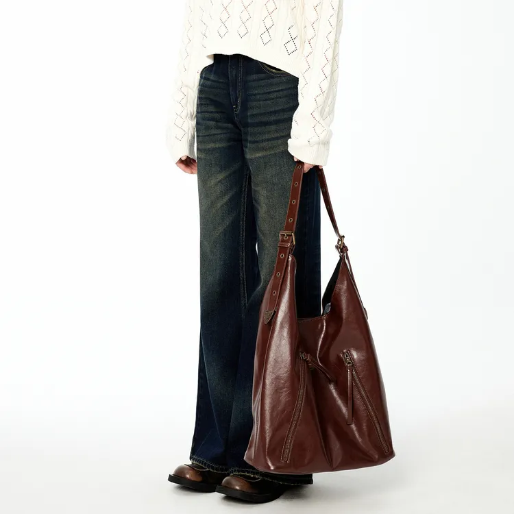 LEDIN Jeans Women's Dark Denim Blue-3