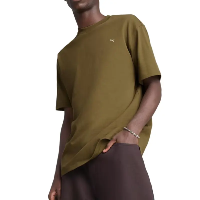PUMA MMQ T Shirts Men Olive-3