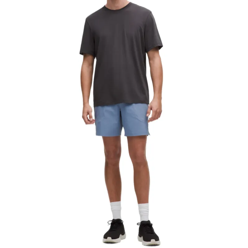 Lululemon License To Train Sports Shorts 7' Men's Washed Denim Blue Washed Denim-2