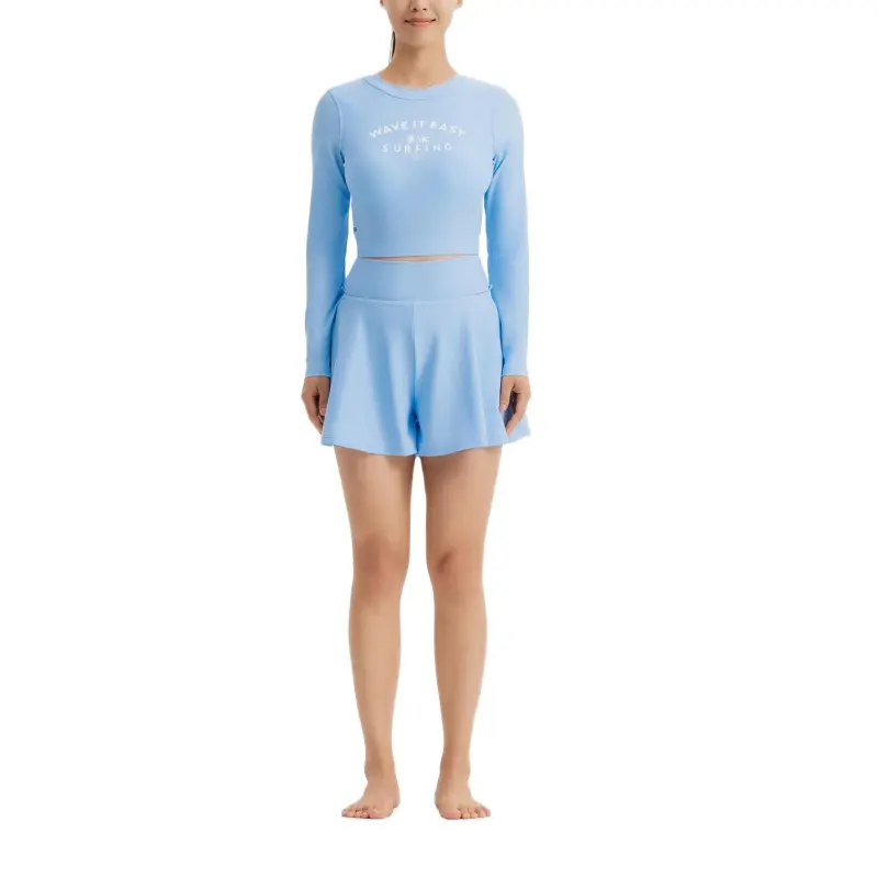 DECATHLON Swimming Shorts Women's Baltic Sea Blue-2