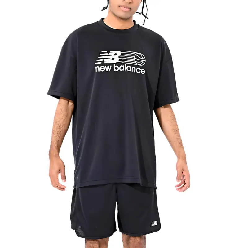 New Balance Graphic T Shirt Men's Black-2