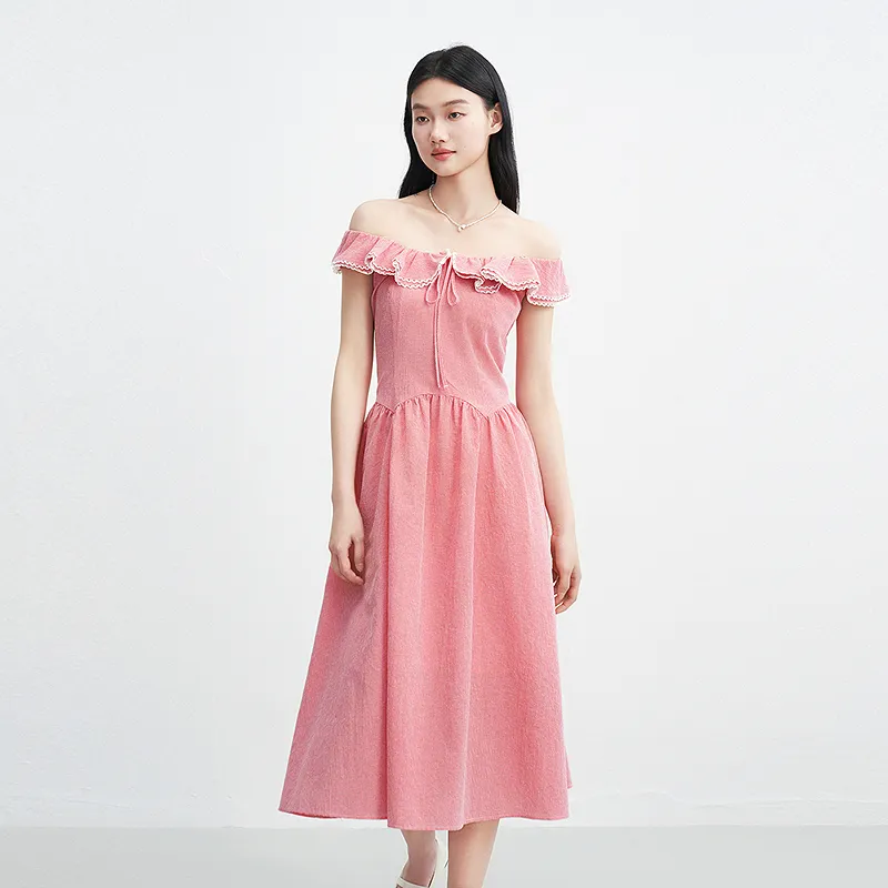 LEDIN Sleeveless Dress Women's Cherry Red-4
