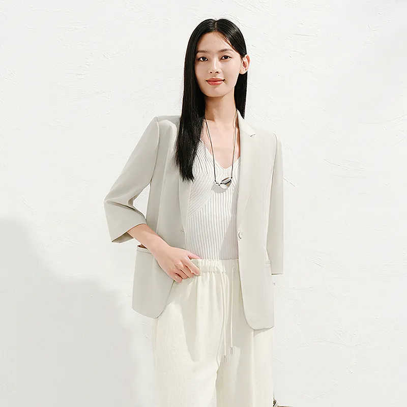 JZ. ANNAKRO Business Suit Women's Beige-5
