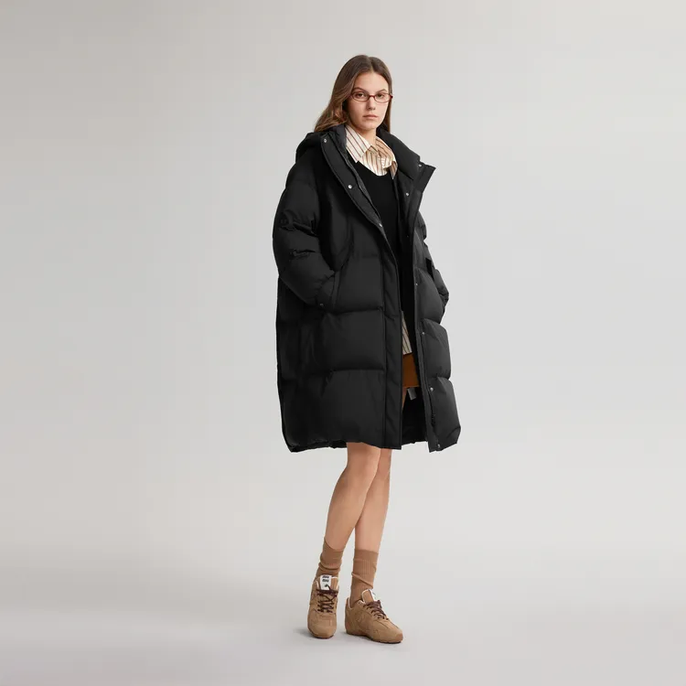ELLE Down Jackets Women's Black-4